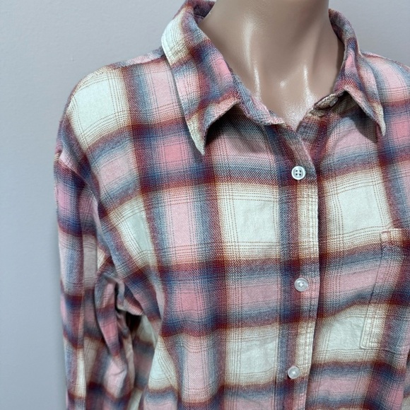 Wrangler Wrancher Shirts Button Down Plaid Western XL - Picture 2 of 4